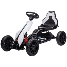 12V Electric Go Kart for Kids w/ Adjustable Speed, White (Option: White-750x530x340 mm)