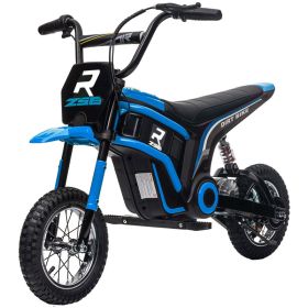 24V 350W Electric Dirt Bike Up to 15 MPH w/ Twist Grip Throttle, Blue (Option: Blue-1090x270x500 mm)