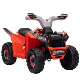 6V Electric Toy Car with Forward Backward, Wear-Resistant Wheels for Ages 18-36 Months, Red (Option: White-665x380x300 mm)